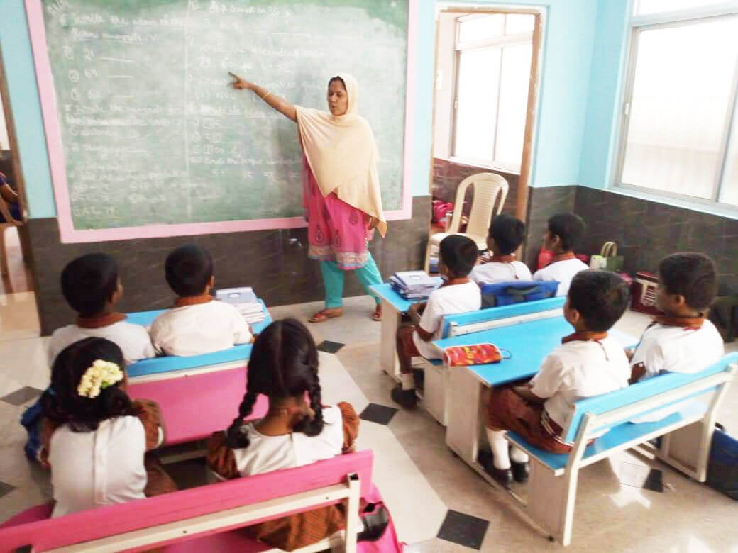 Well equipped and colourful classrooms